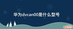 华为dvcan00是什么型号
